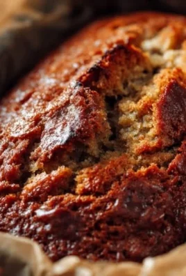 Delicious homemade banana bread loaf fresh out of the oven