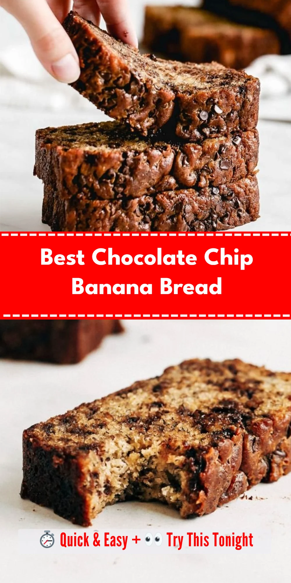 Best Chocolate Chip Banana Bread