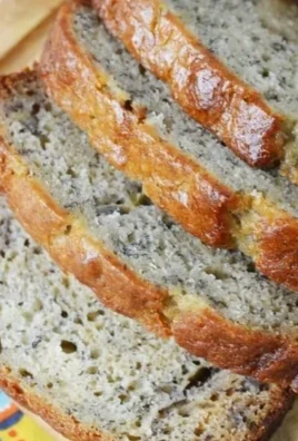 Delicious homemade banana bread fresh out of the oven