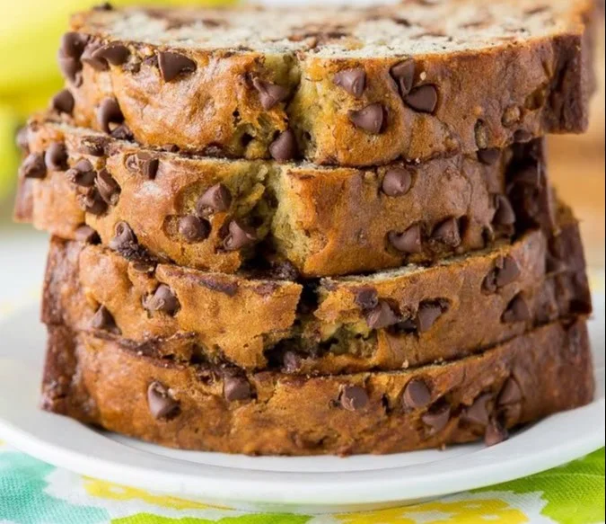 Easy Banana Bread with Chocolate Chips