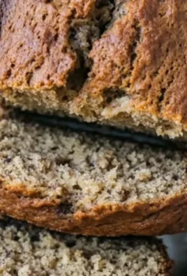 Delicious extra moist banana bread sliced for serving