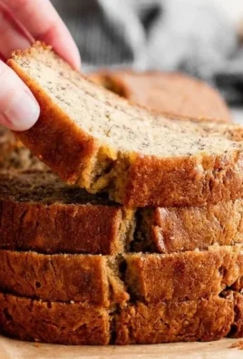 Delicious homemade banana bread fresh from the oven