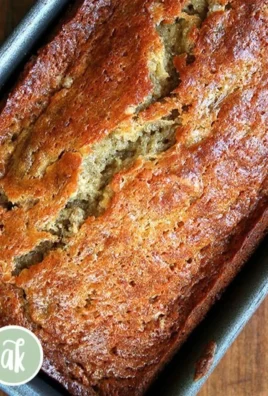 Mrs. Myers's delicious and moist banana bread loaf
