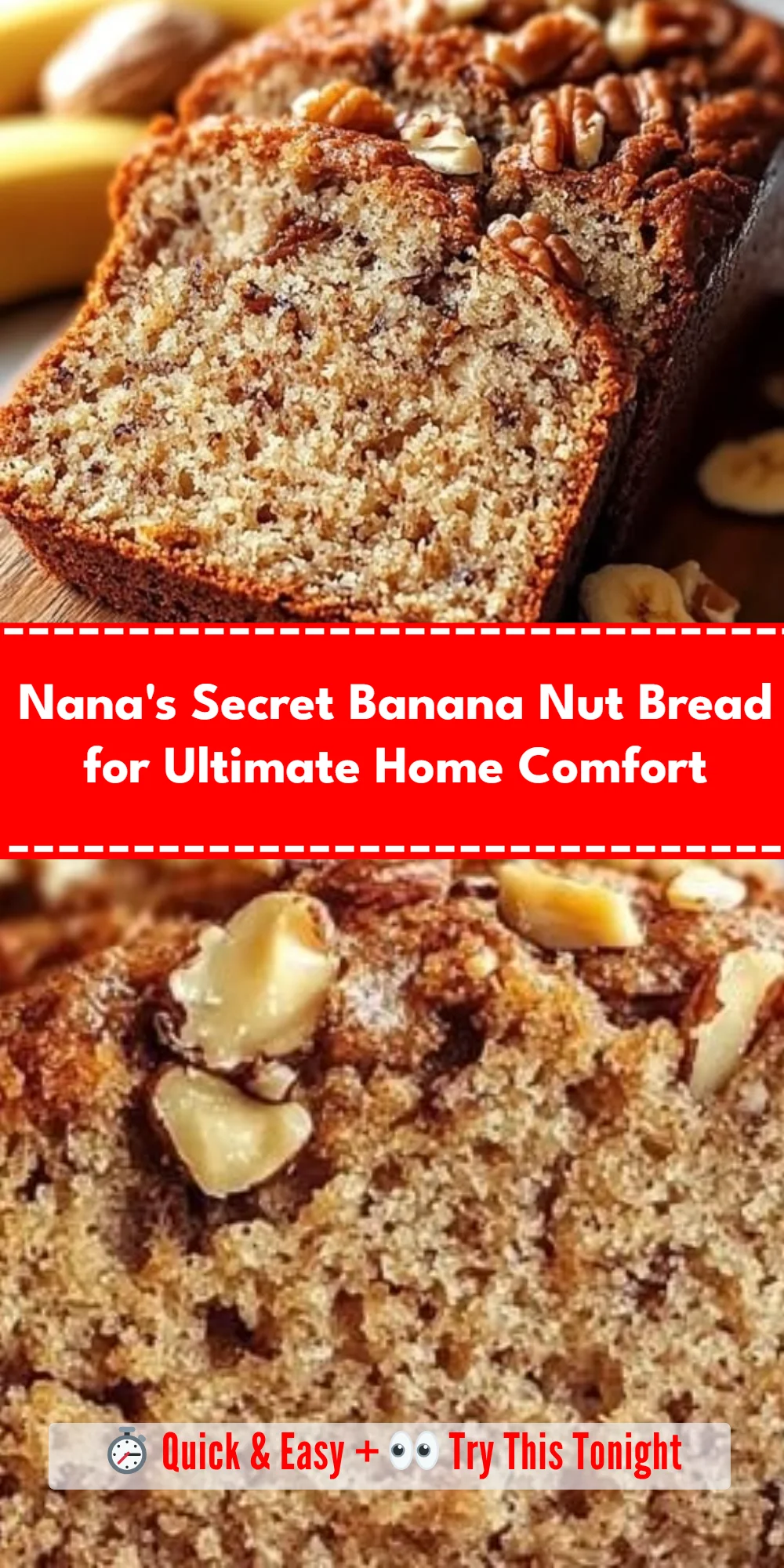 Nana's Secret Banana Nut Bread for Ultimate Home Comfort