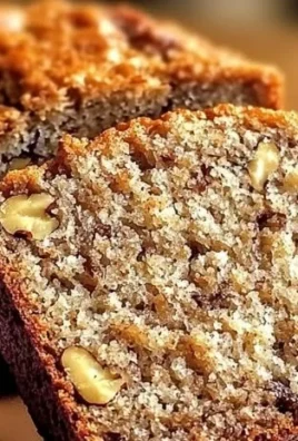 Delicious homemade banana nut bread fresh from the oven