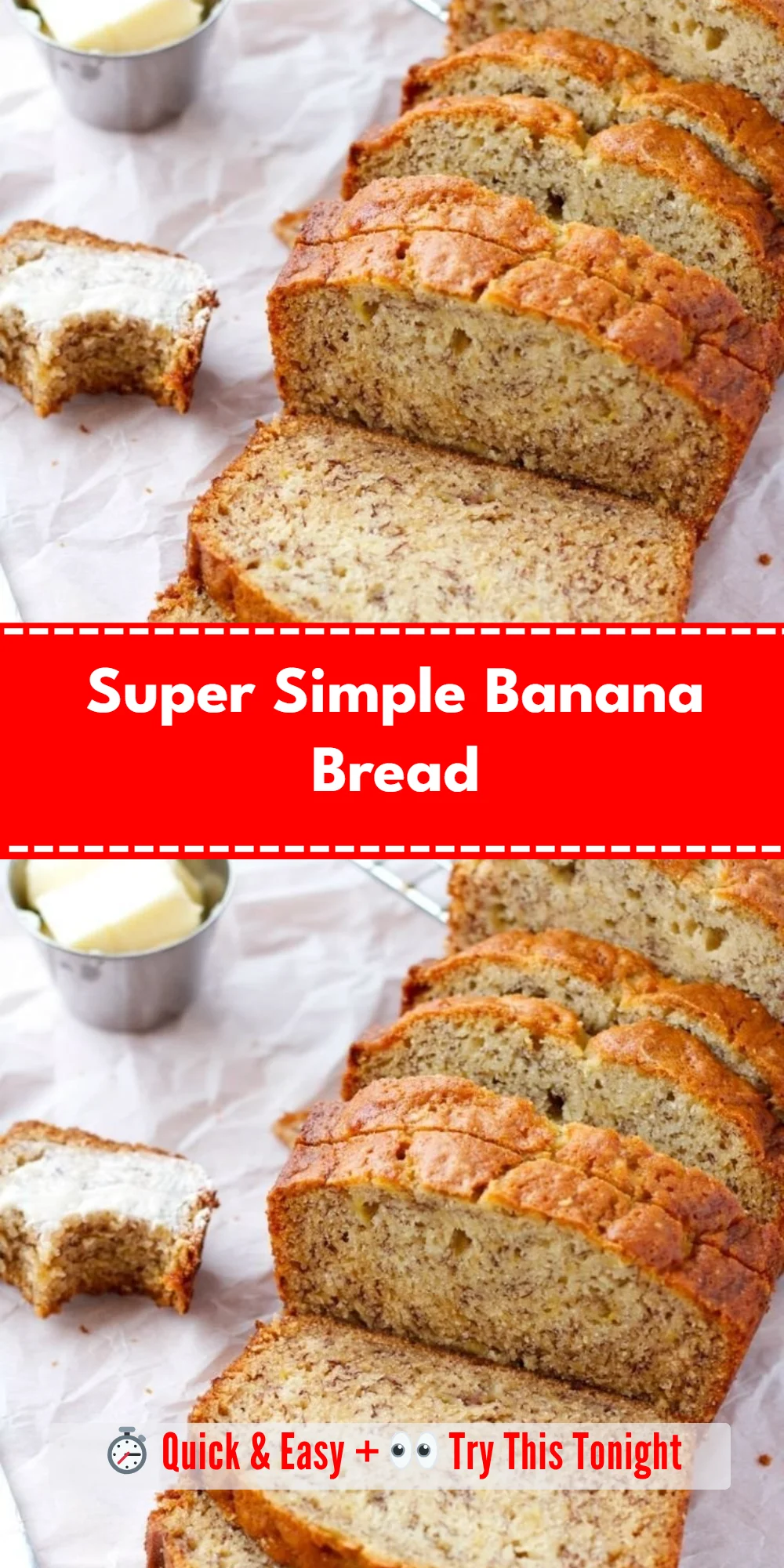 Super Simple Banana Bread