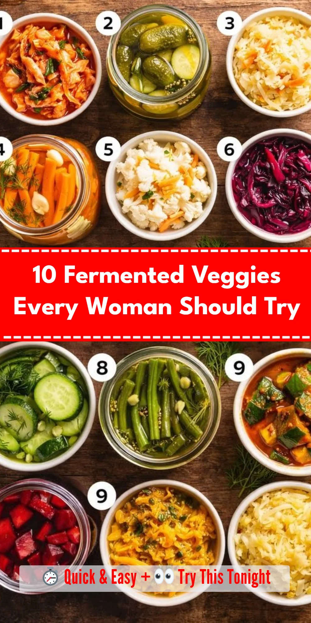 10 Fermented Veggies Every Woman Should Try
