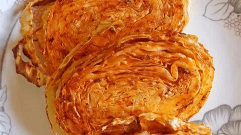 Air Fryer Cabbage Steaks