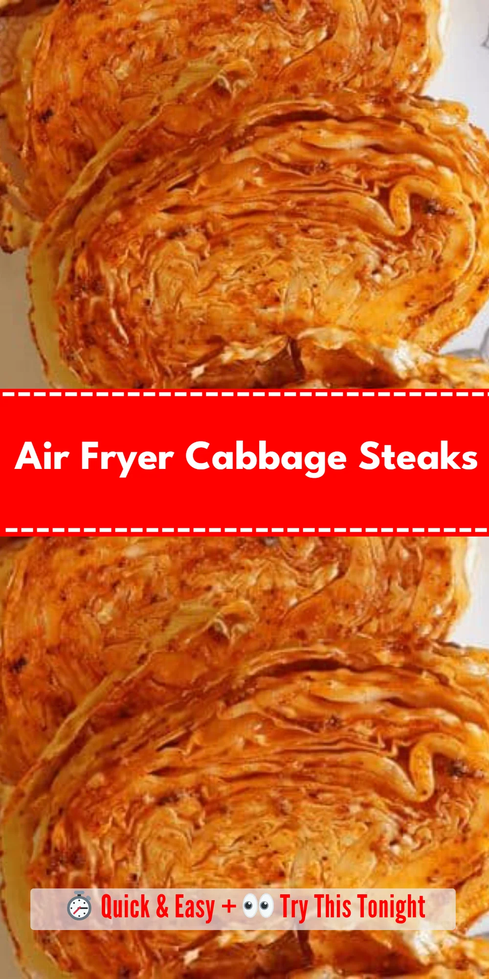 Air Fryer Cabbage Steaks