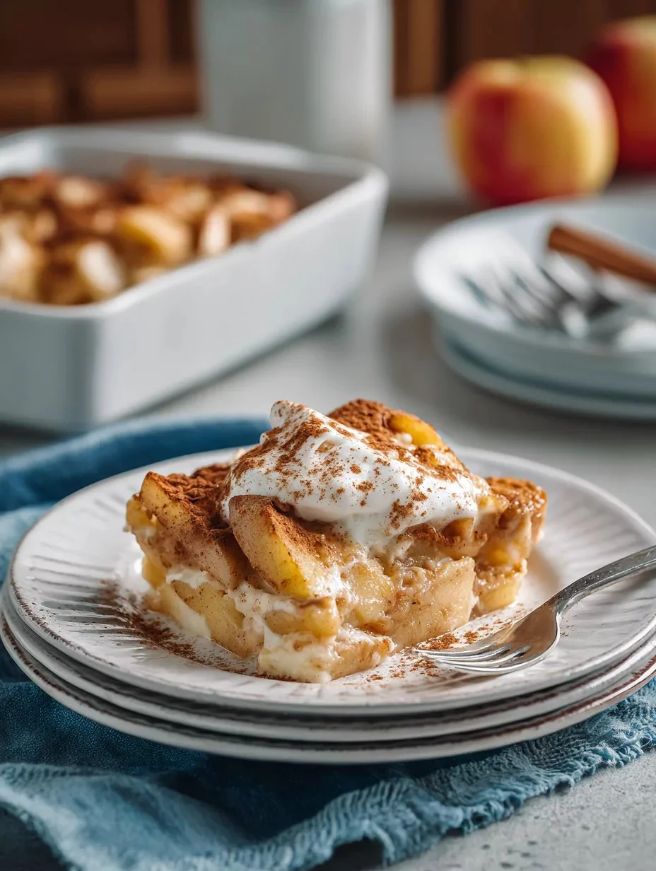 Apple Cinnamon Cottage Cheese Bake