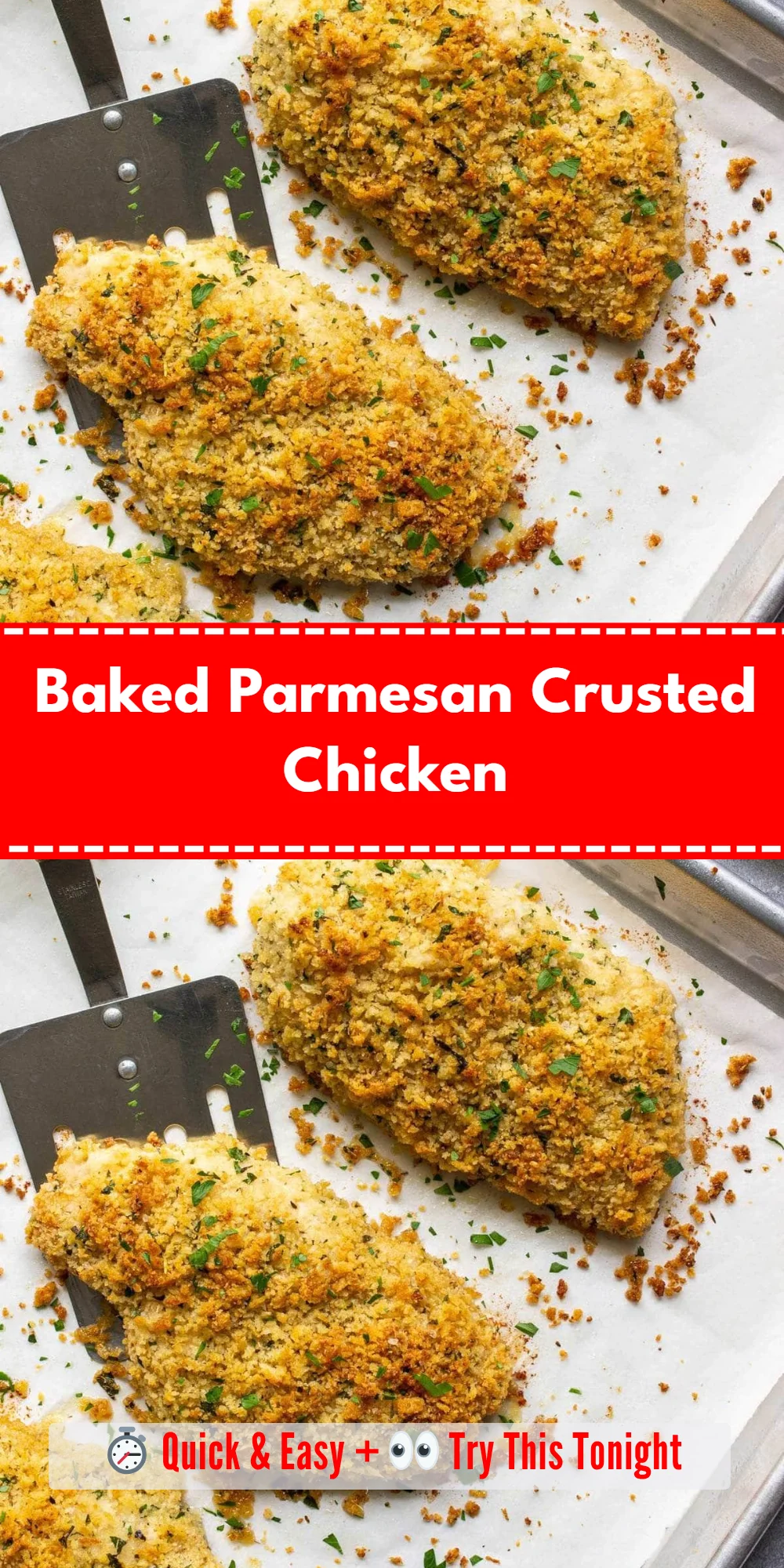 Baked Parmesan Crusted Chicken