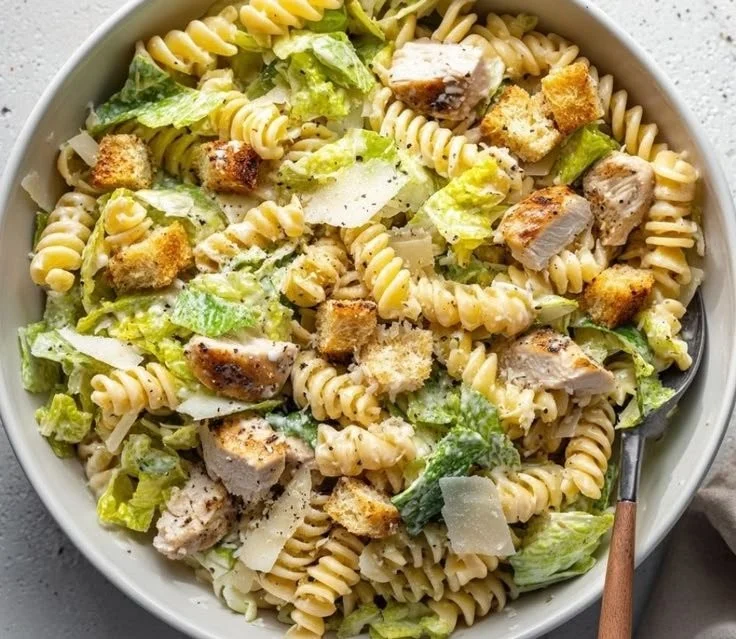 Chicken Caesar Pasta Salad