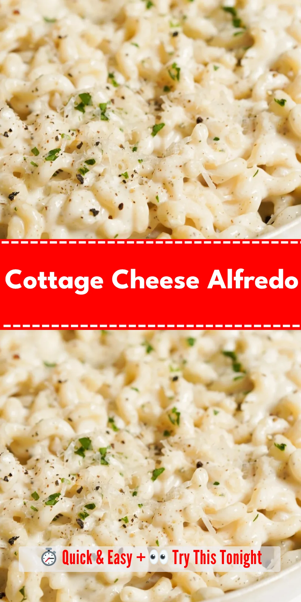 Cottage Cheese Alfredo