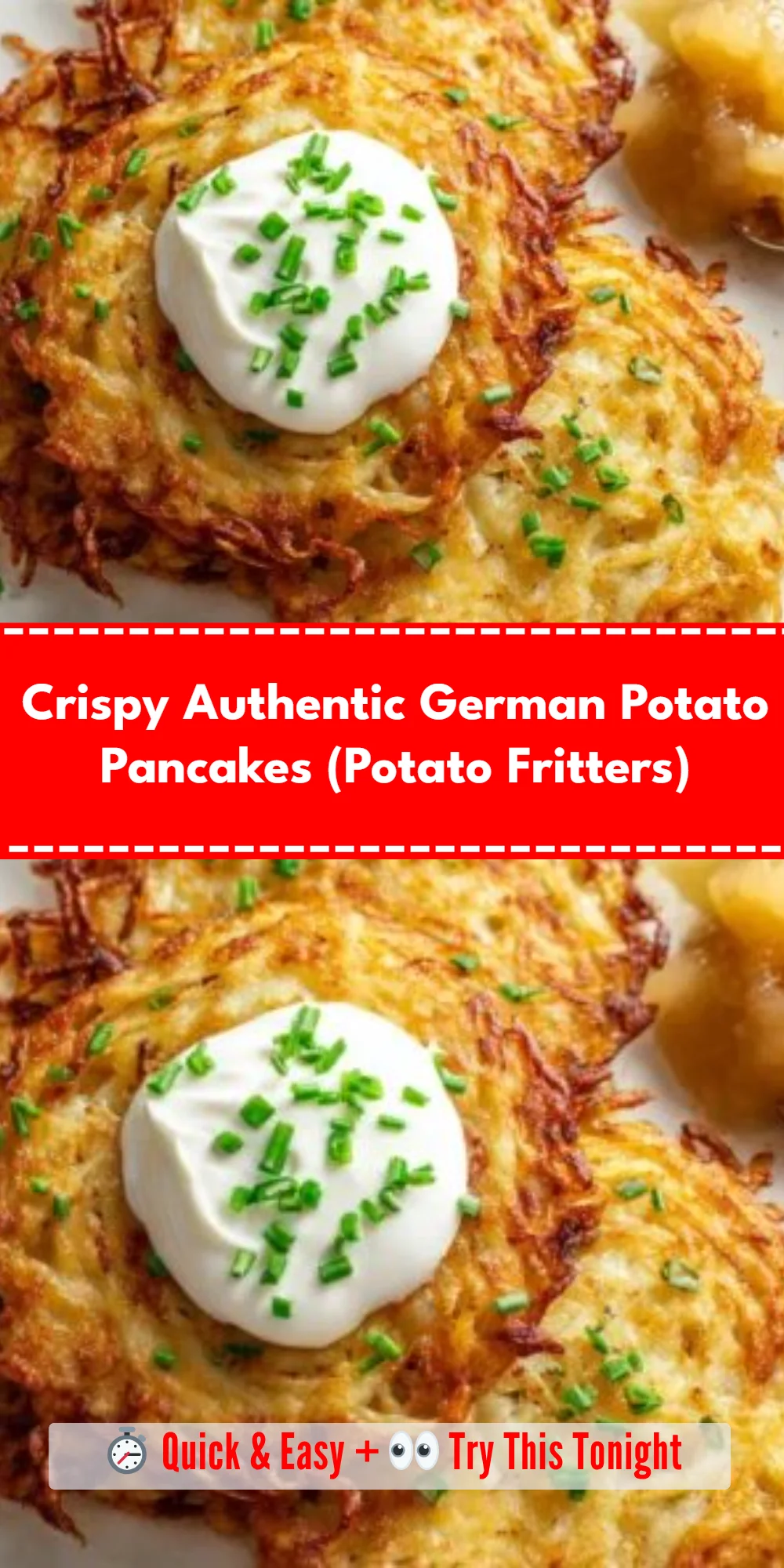 Crispy Authentic German Potato Pancakes (Potato Fritters)
