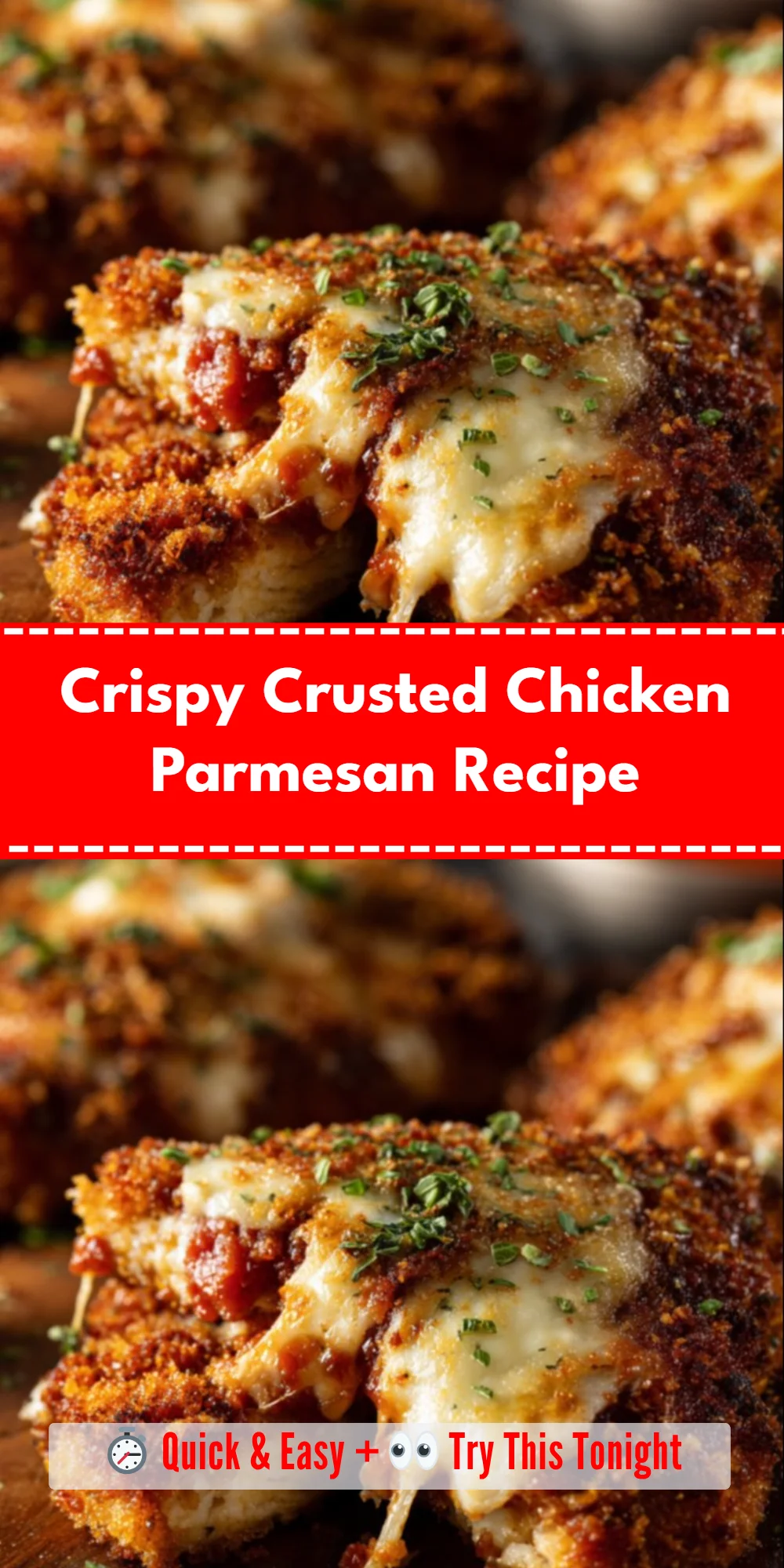 Crispy Crusted Chicken Parmesan Recipe