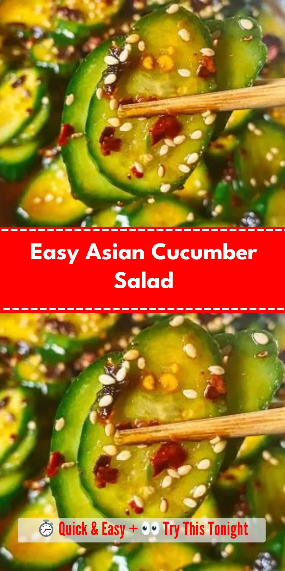 Easy Asian Cucumber Salad