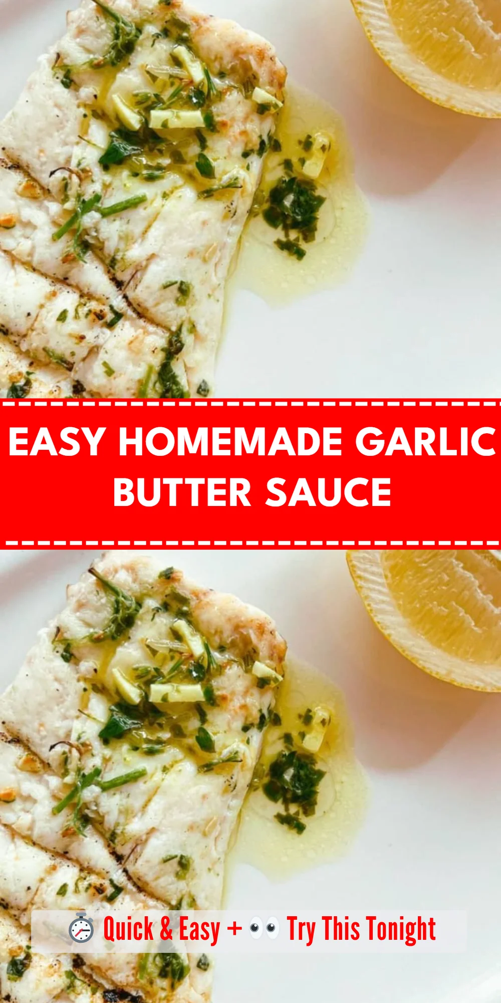 EASY HOMEMADE GARLIC BUTTER SAUCE