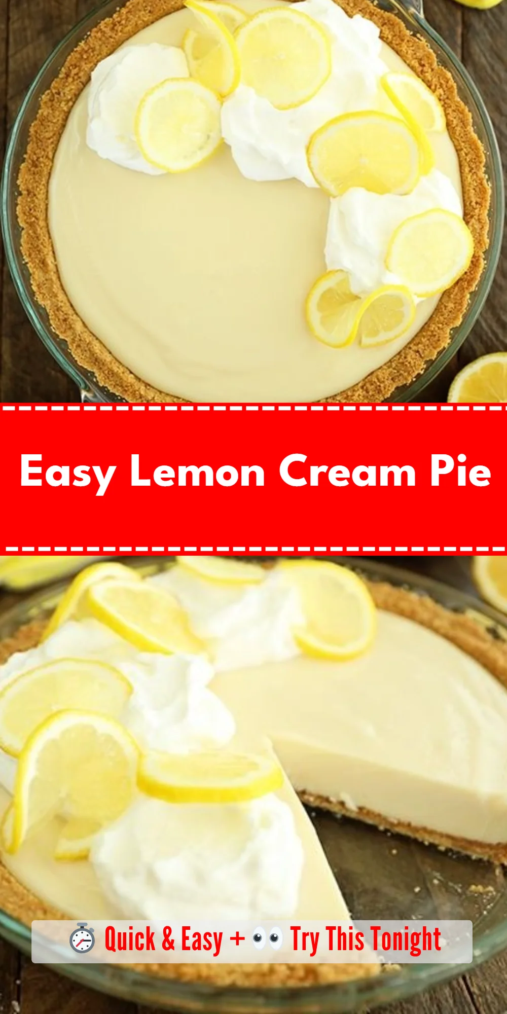 Easy Lemon Cream Pie