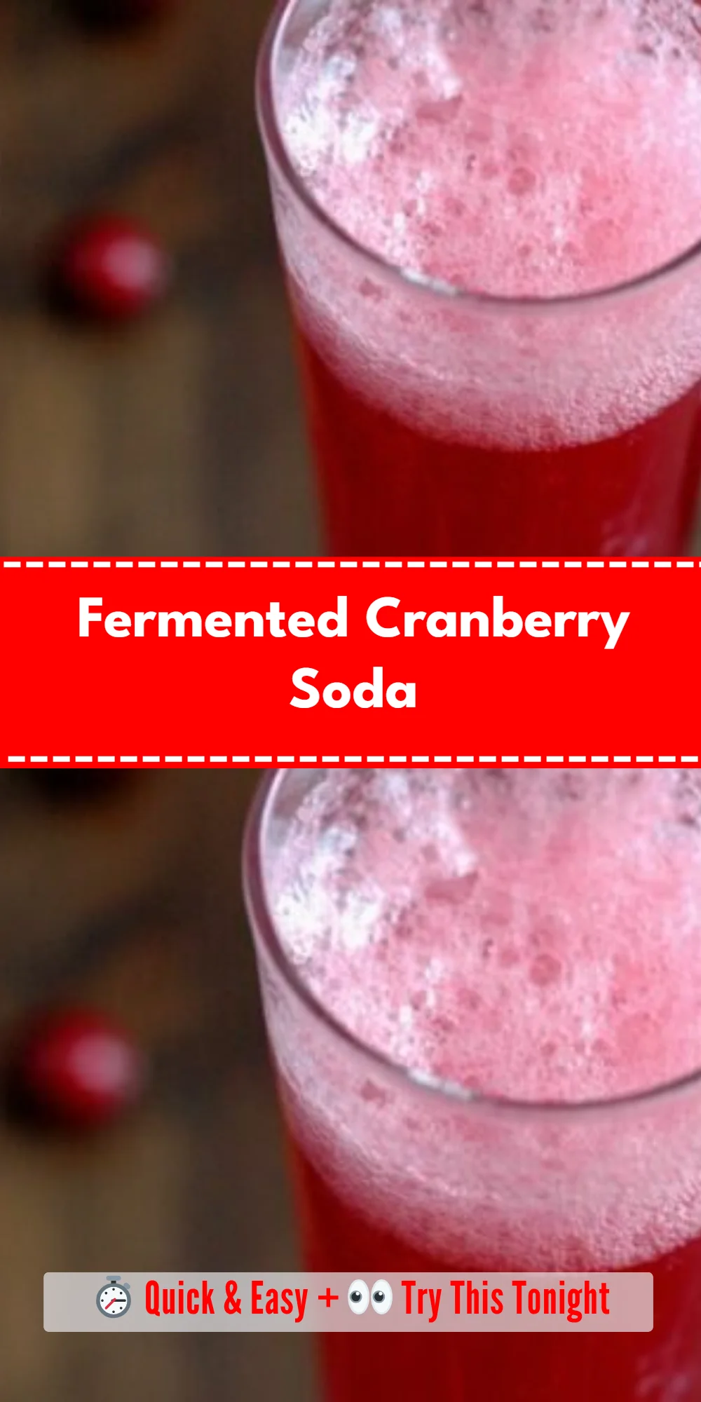 Fermented Cranberry Soda
