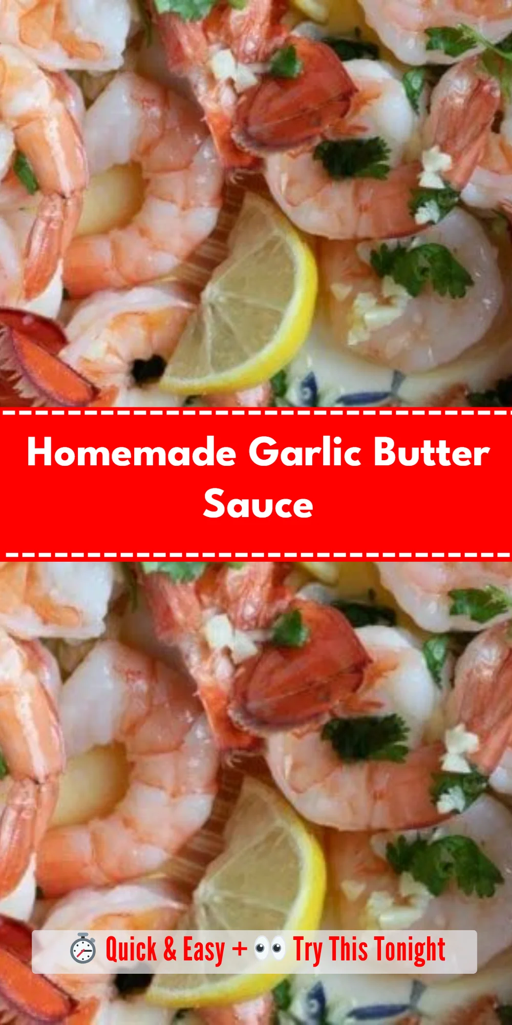 Homemade Garlic Butter Sauce