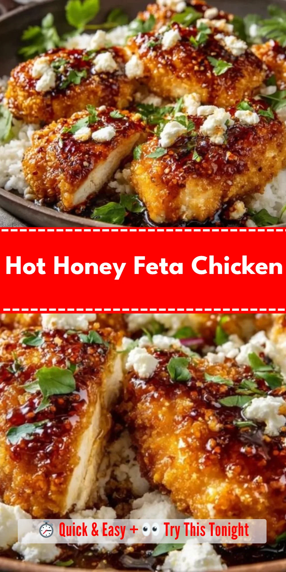Hot Honey Feta Chicken