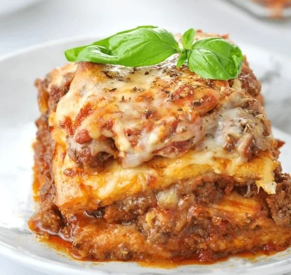 Delicious keto lasagna made with low-carb ingredients and layered to perfection