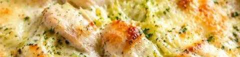 Keto Chicken Alfredo Cabbage Bake Recipe