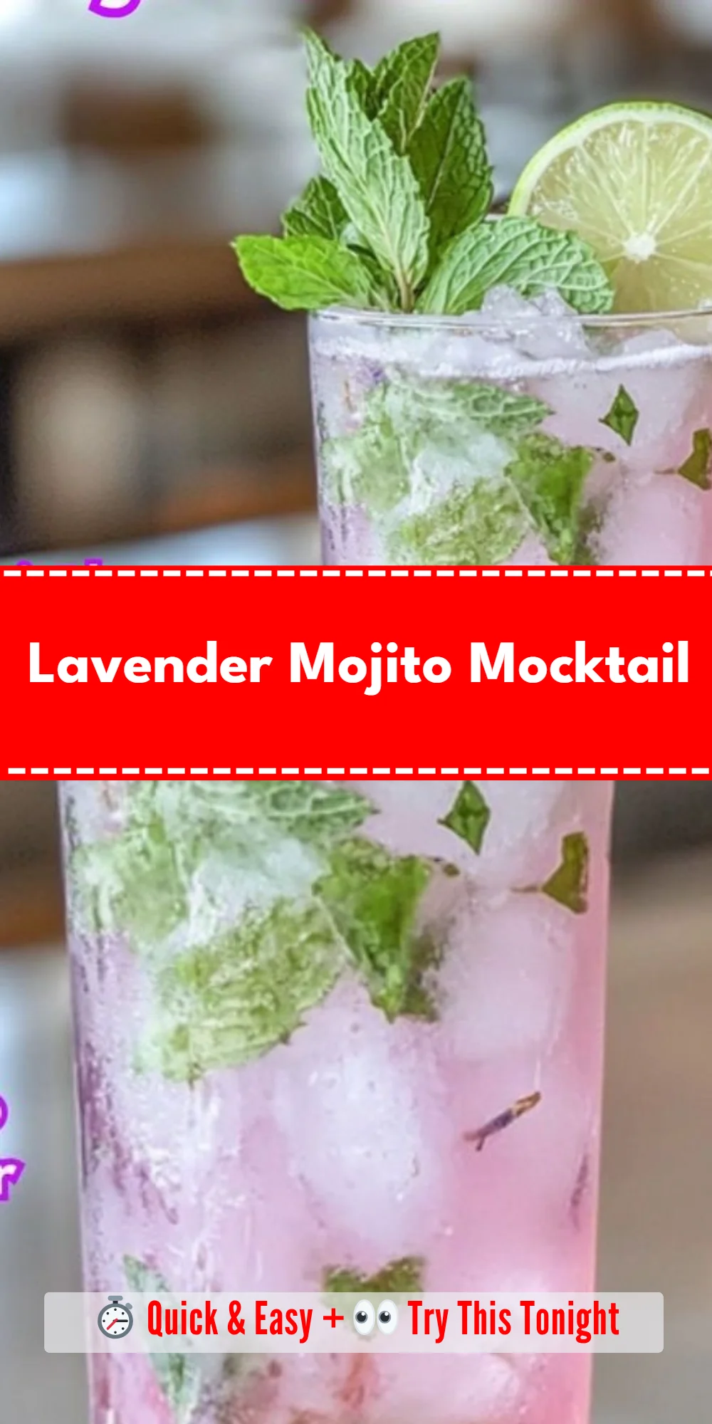 Lavender Mojito Mocktail