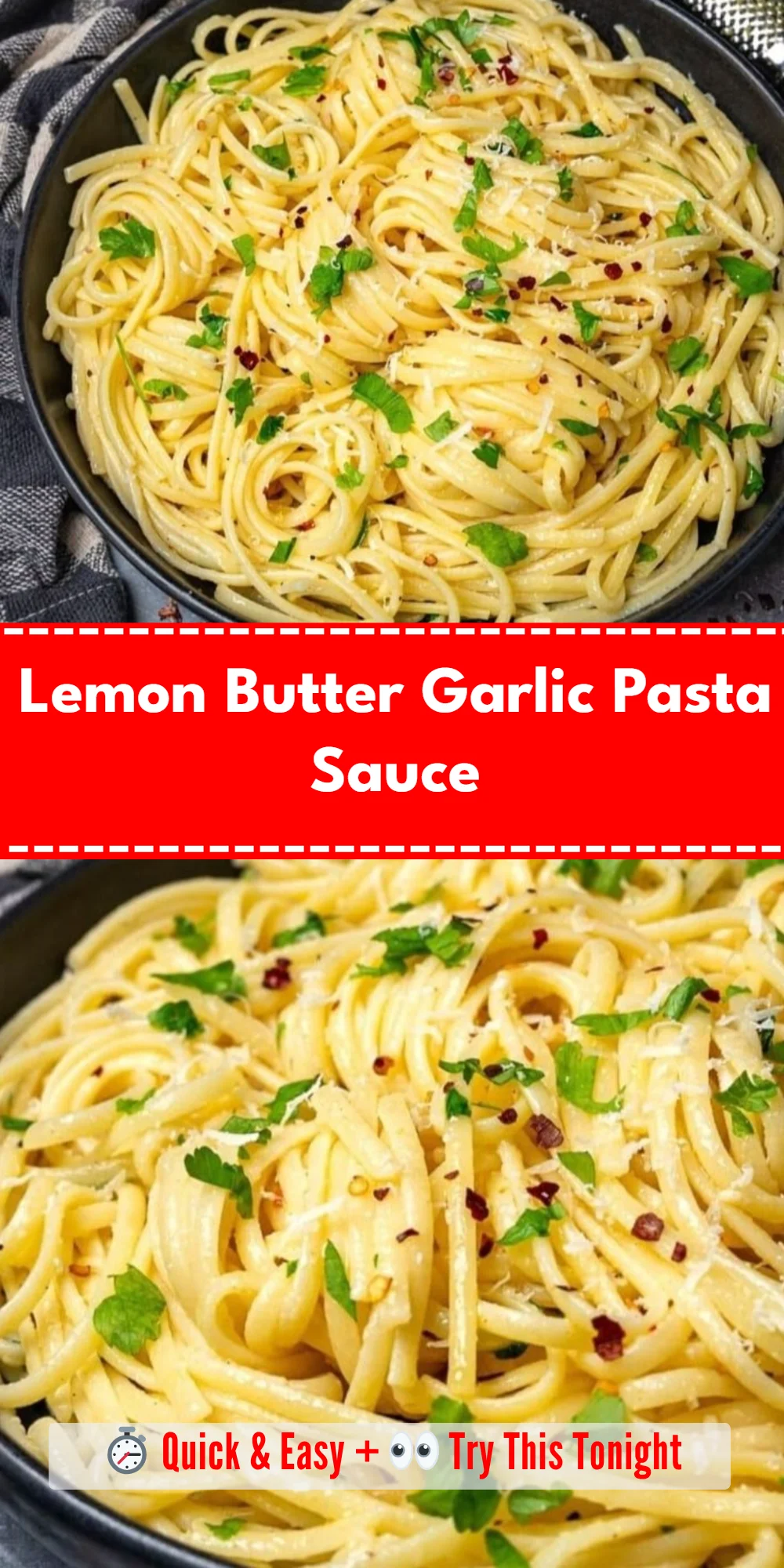 Lemon Butter Garlic Pasta Sauce