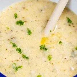 Lemon Garlic Butter Sauce drizzled over seafood dish