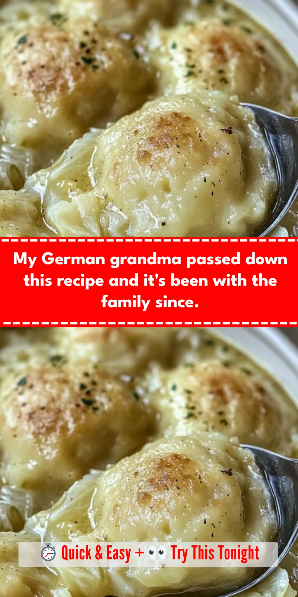 My German grandma passed down this recipe and it's been with the family since.