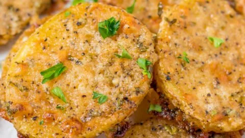 Parmesan crusted potatoes
