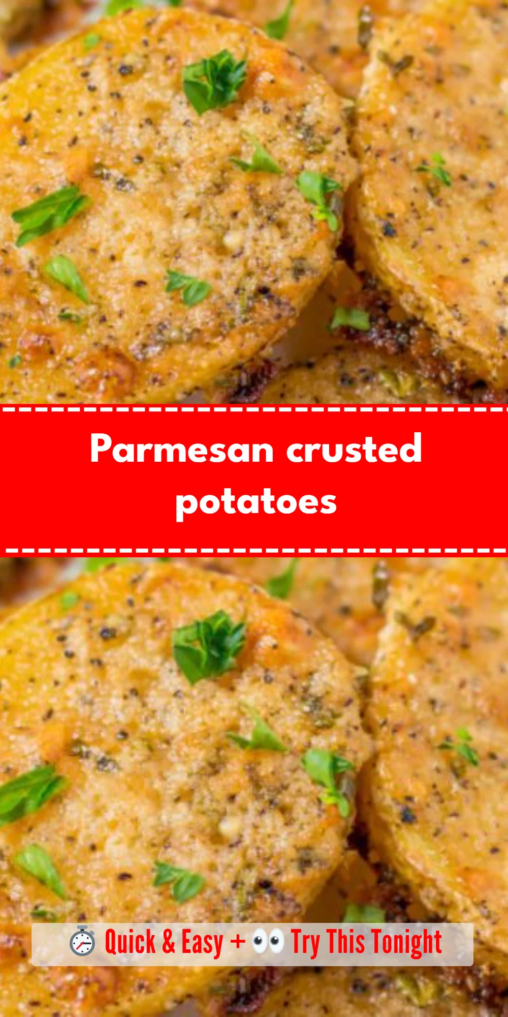 Parmesan crusted potatoes