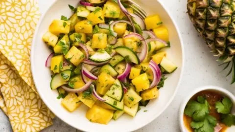 Pineapple Cucumber Salad