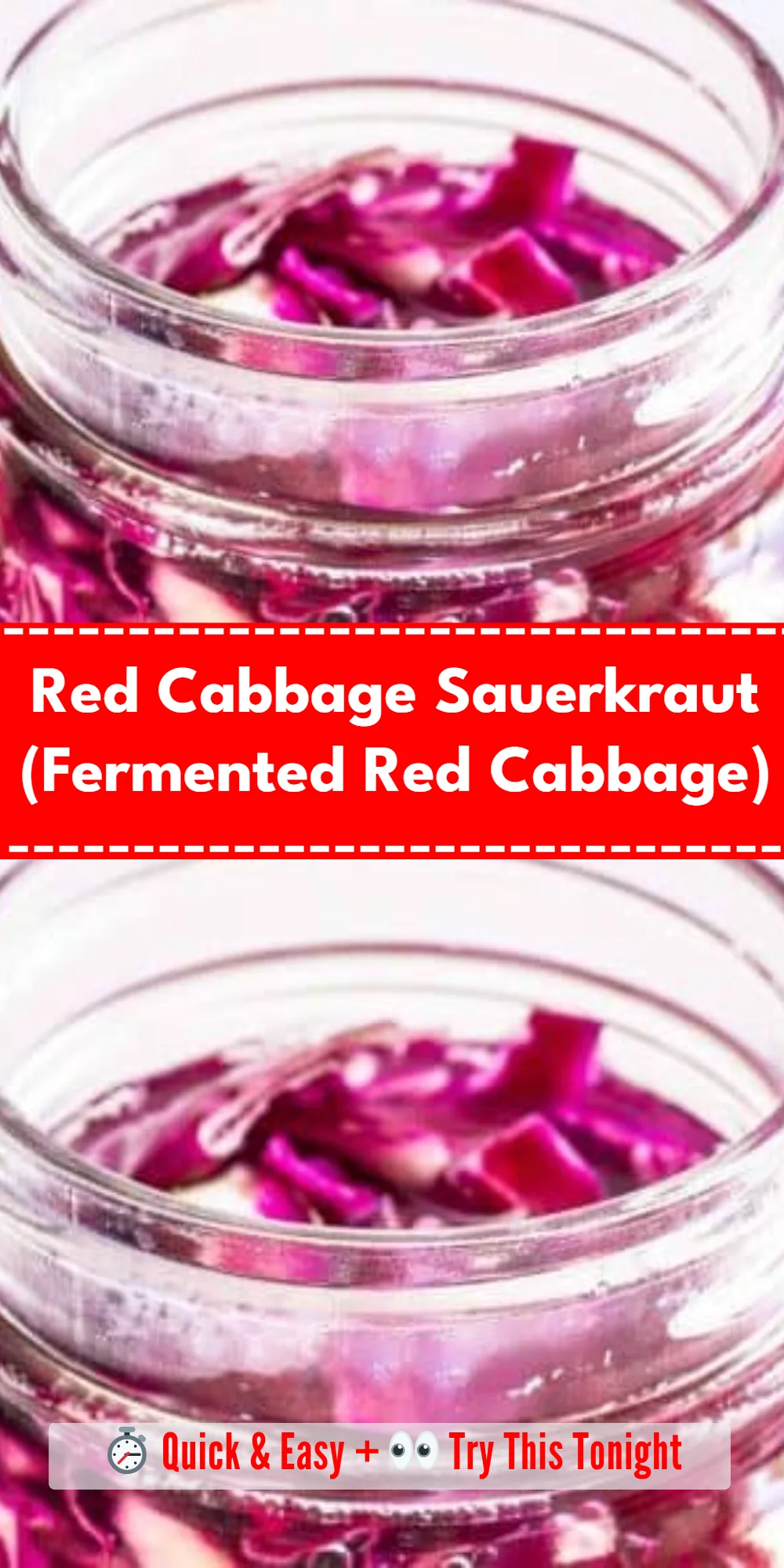 Red Cabbage Sauerkraut (Fermented Red Cabbage)