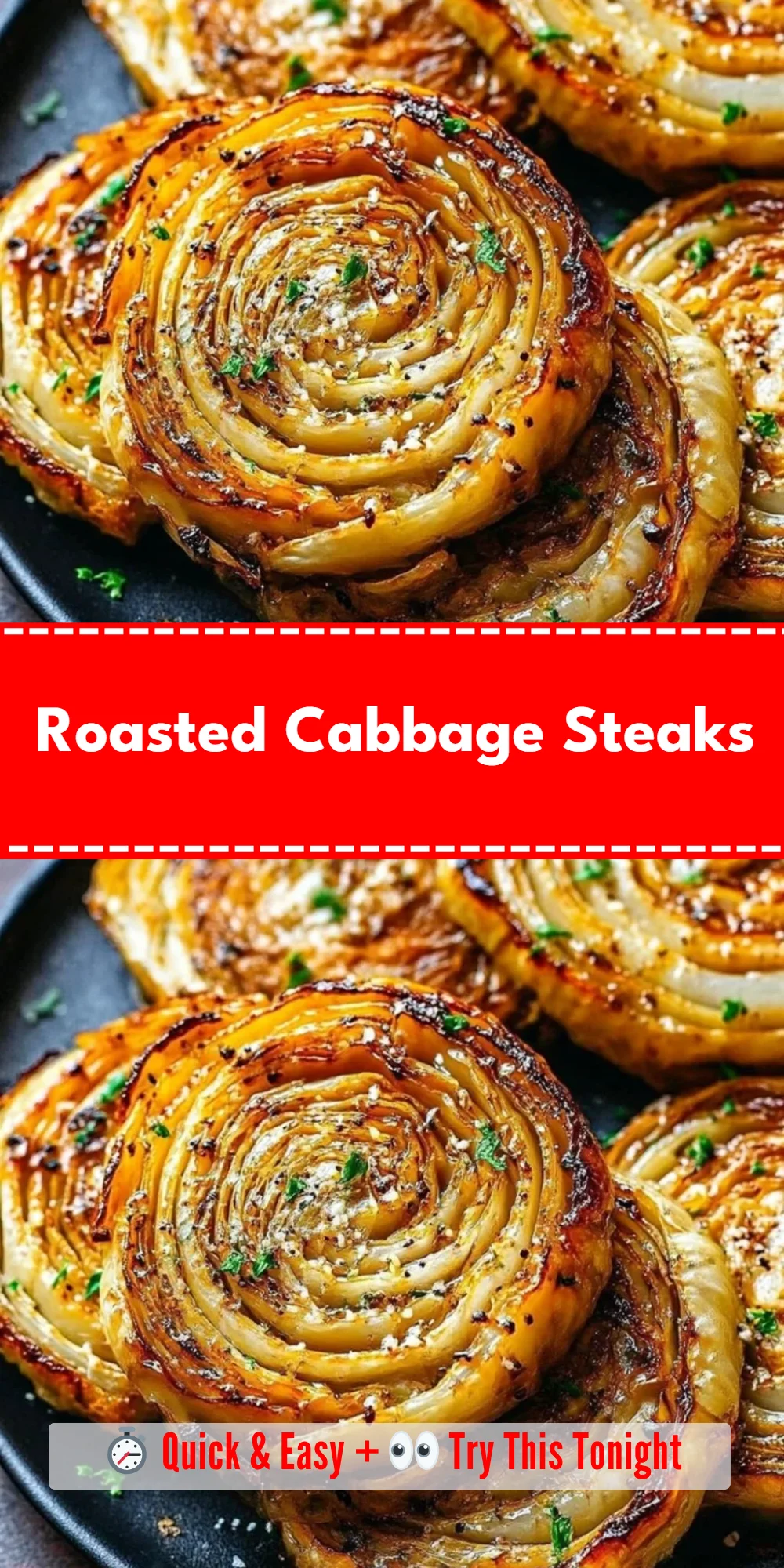 Roasted Cabbage Steaks