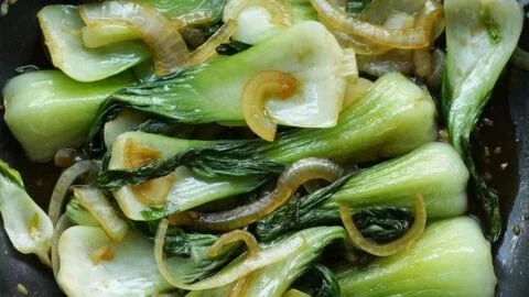 Sautéed Onion & Garlic Bok Choy
