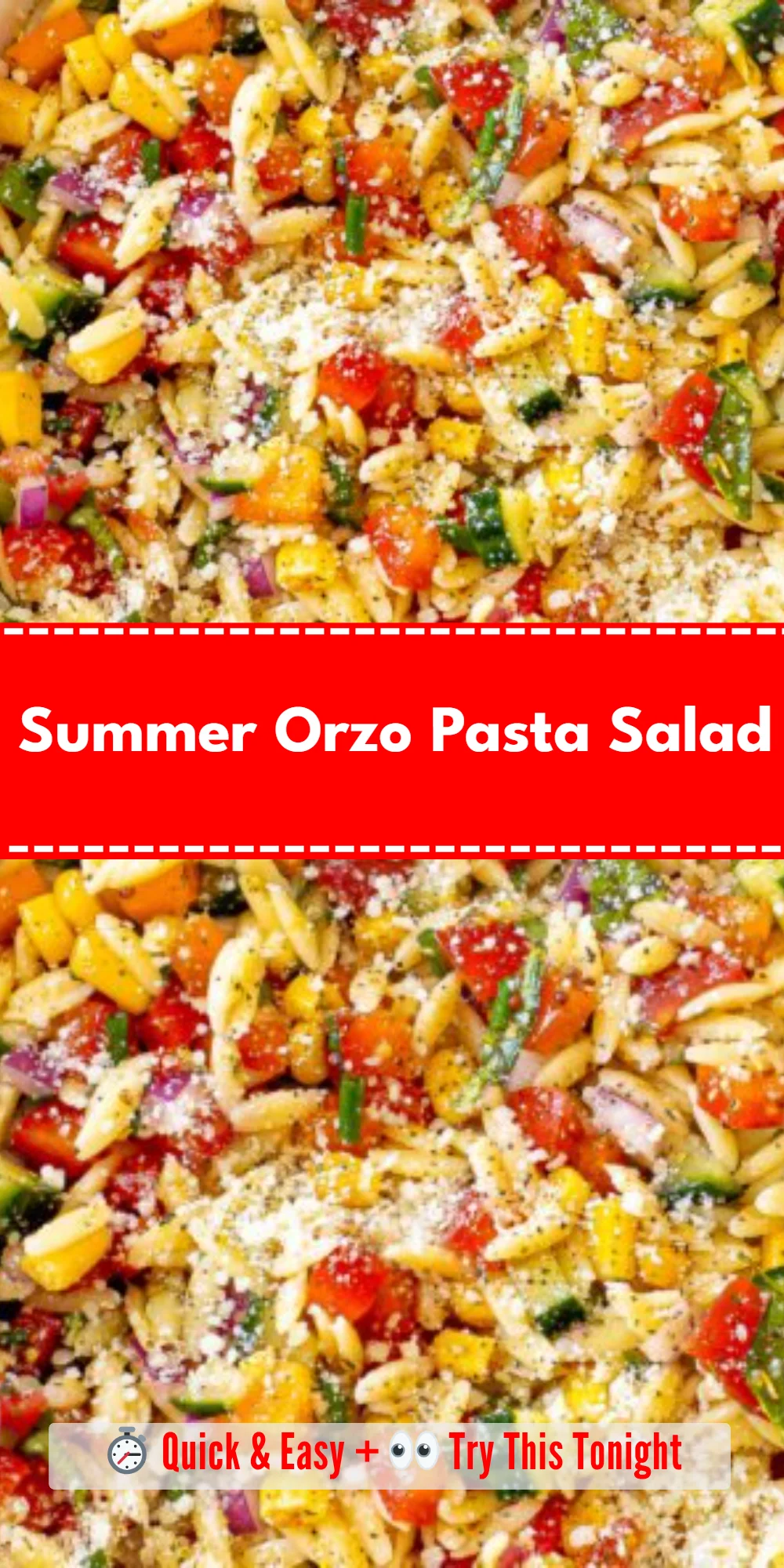 Summer Orzo Pasta Salad