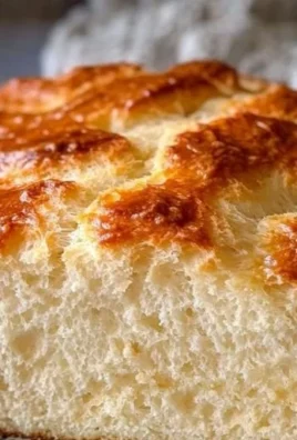 Zero carb yogurt bread loaf for healthy low-carb diets