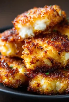Delicious 2-ingredient cheesy cottage cheese bites ready to enjoy as a snack