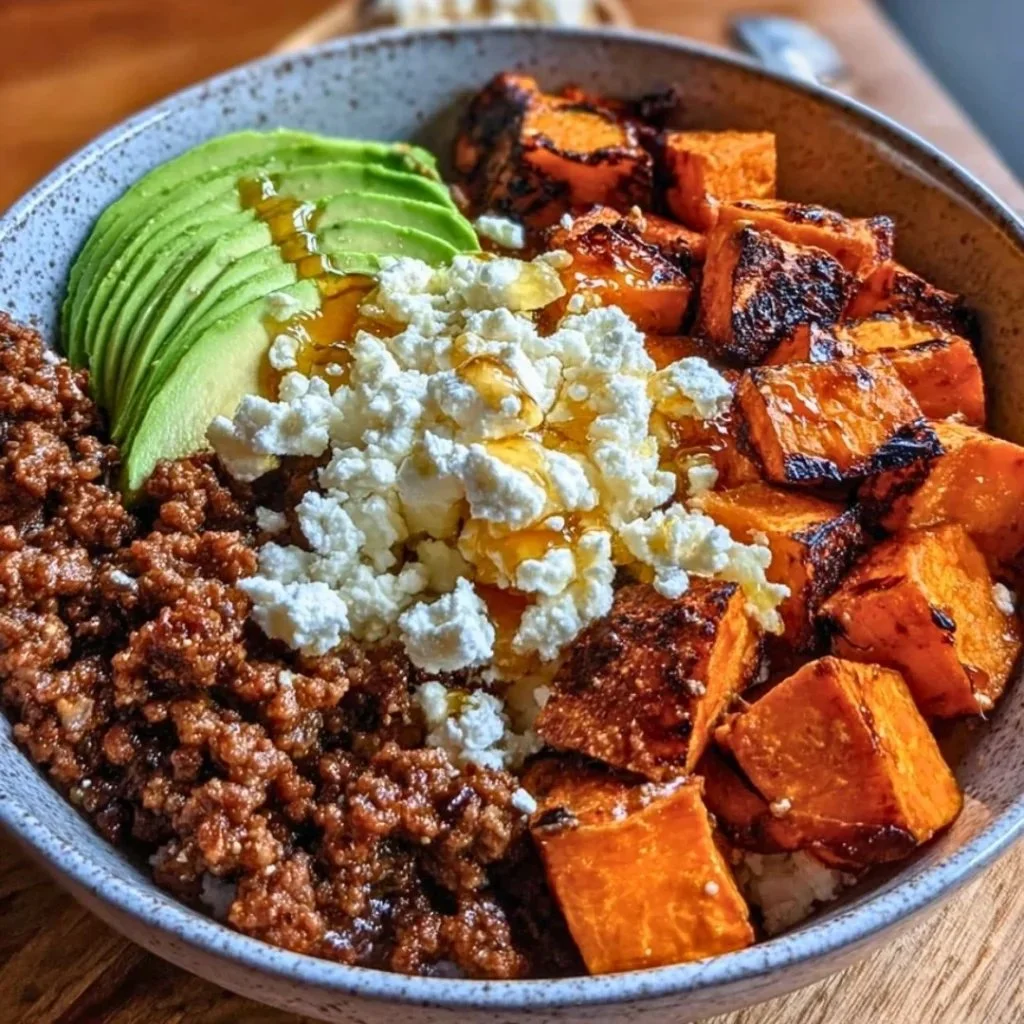 45g Protein Hot Honey Beef Bowl – Sweet & Spicy Perfection