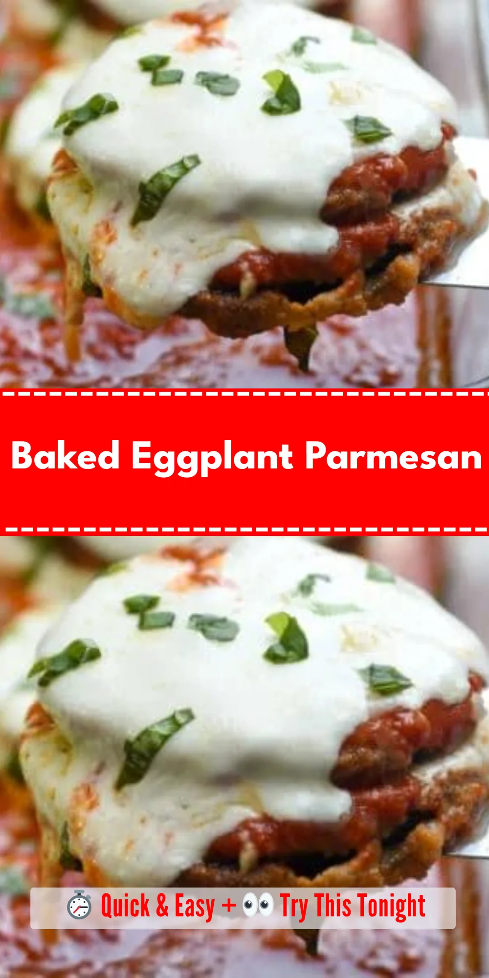 Baked Eggplant Parmesan