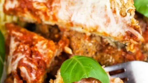 Baked Eggplant Parmesan (Gluten Free)