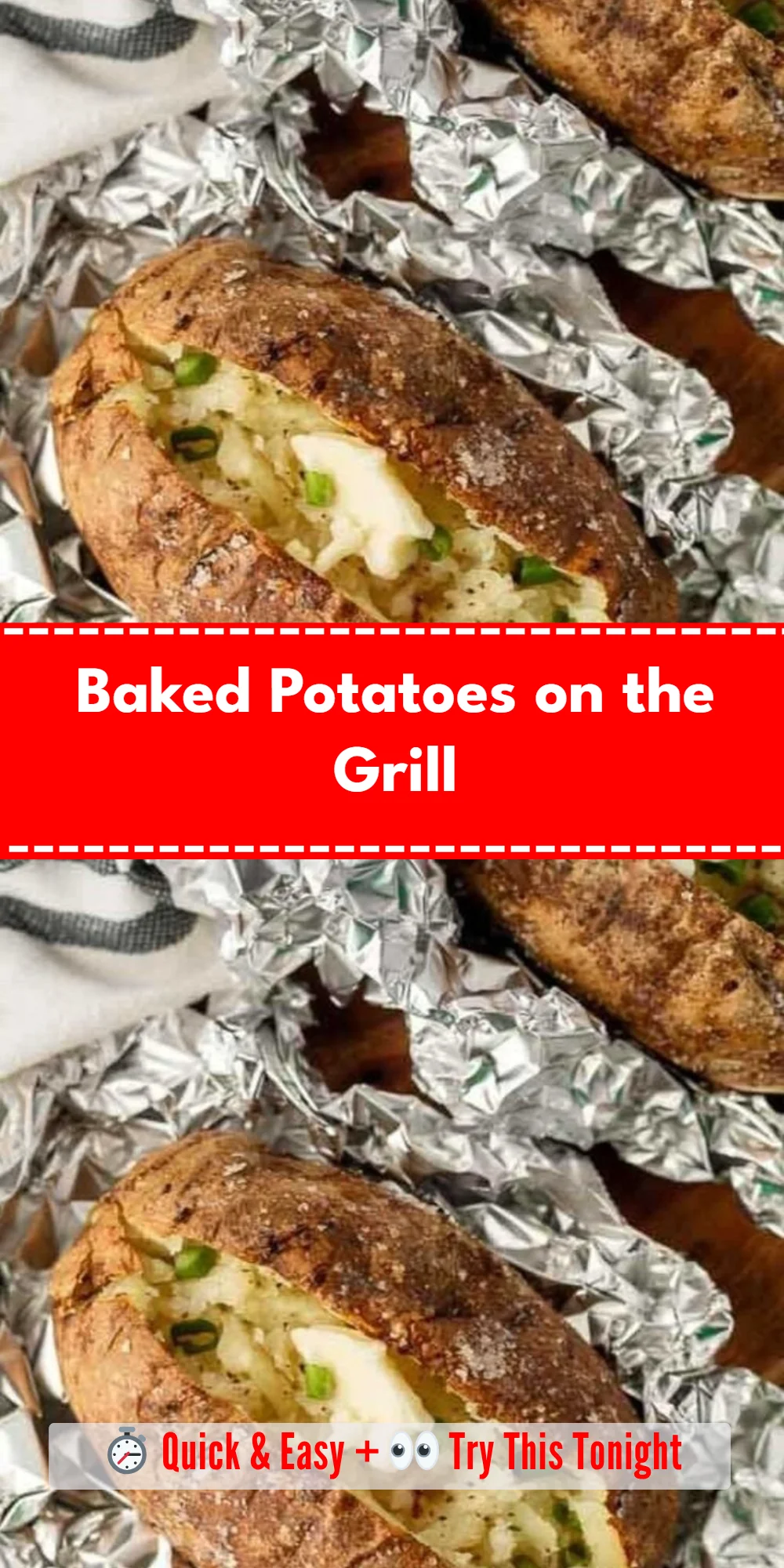 Baked Potatoes on the Grill