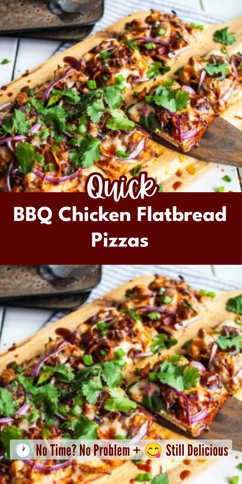 BBQ Chicken Flatbread Pizzas