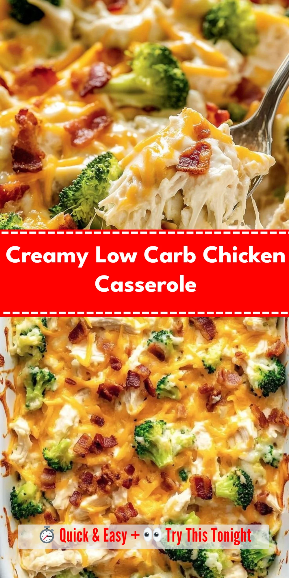 Creamy Low Carb Chicken Casserole