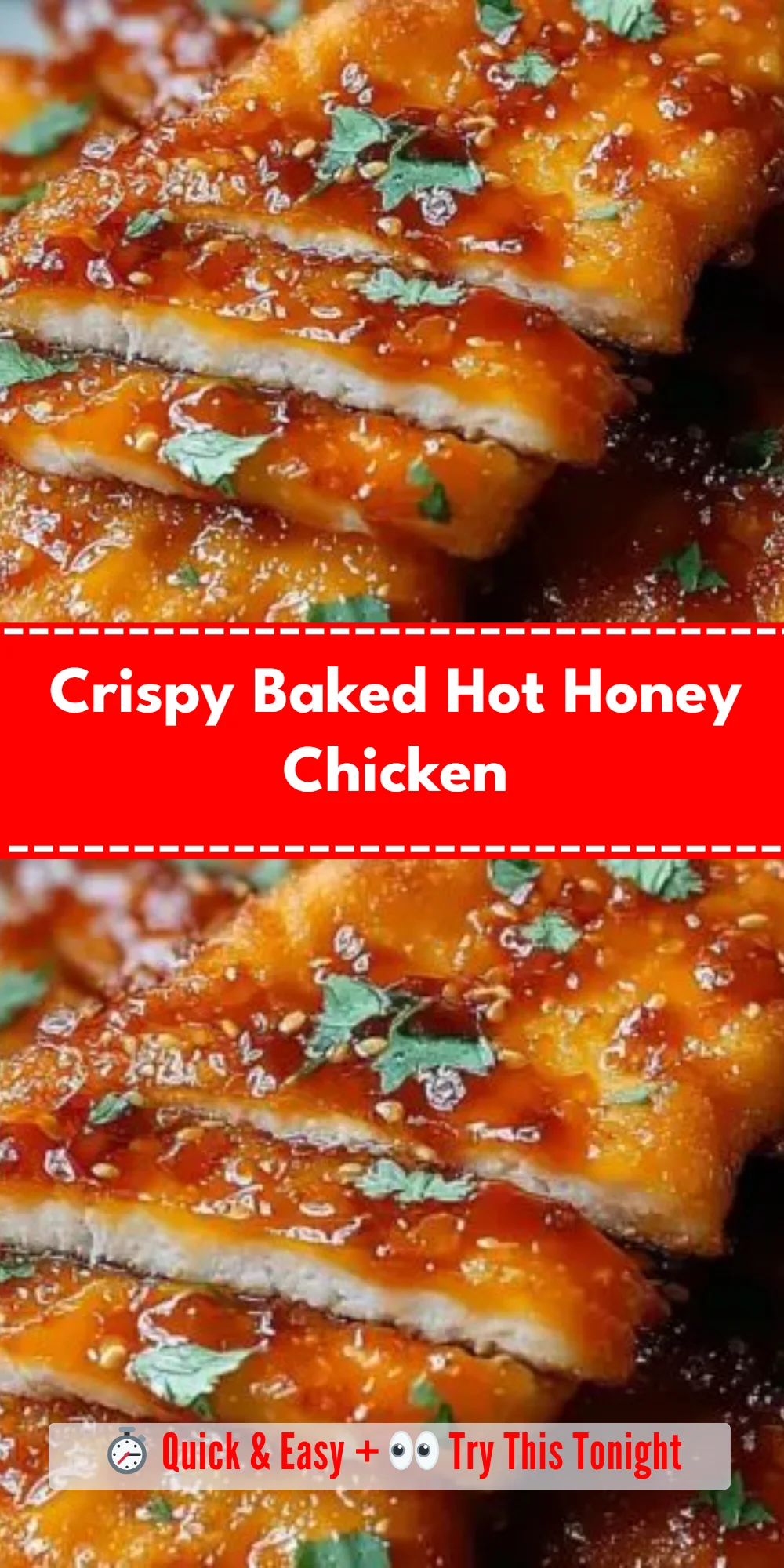 Crispy Baked Hot Honey Chicken