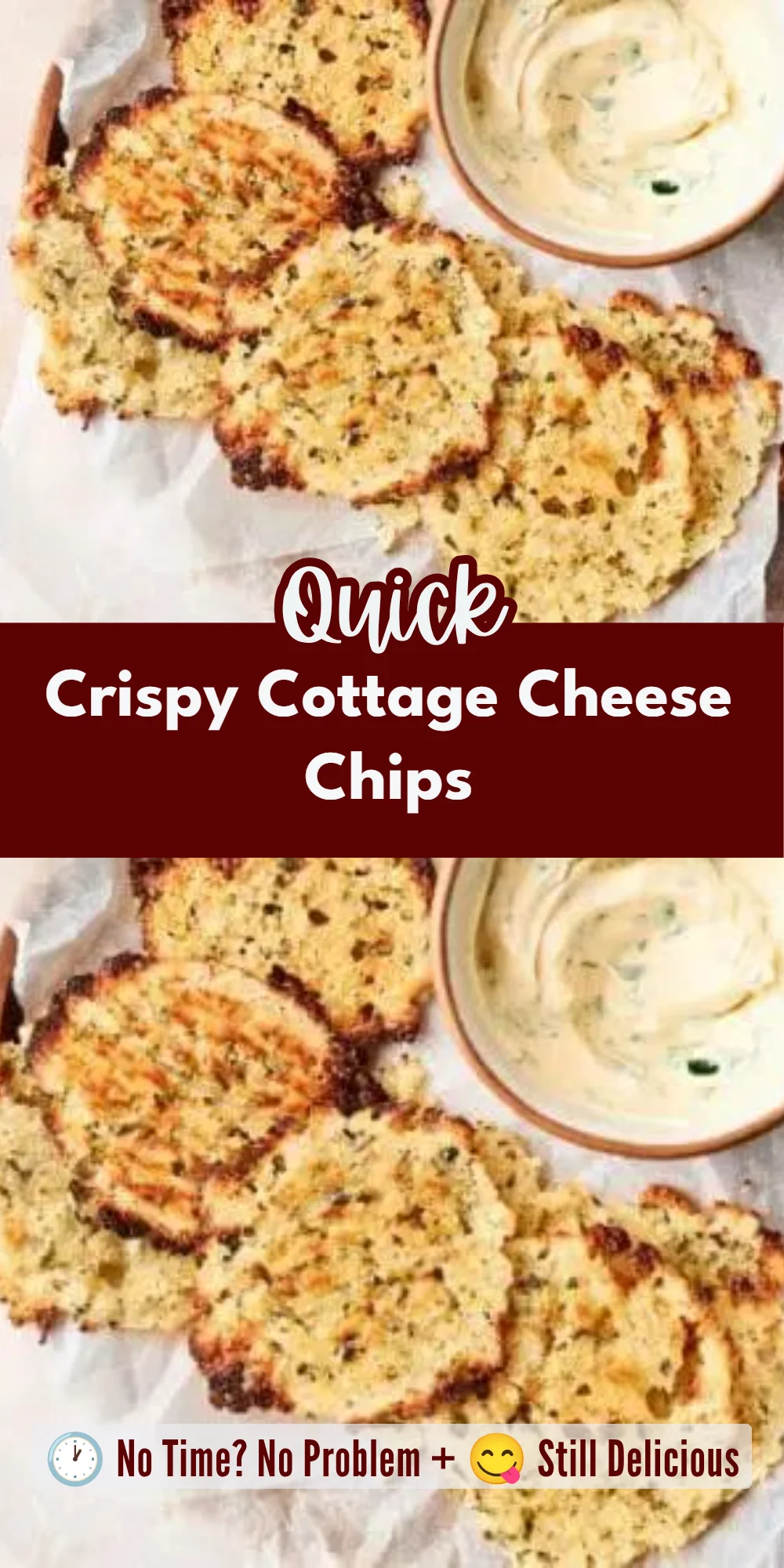 Crispy Cottage Cheese Chips