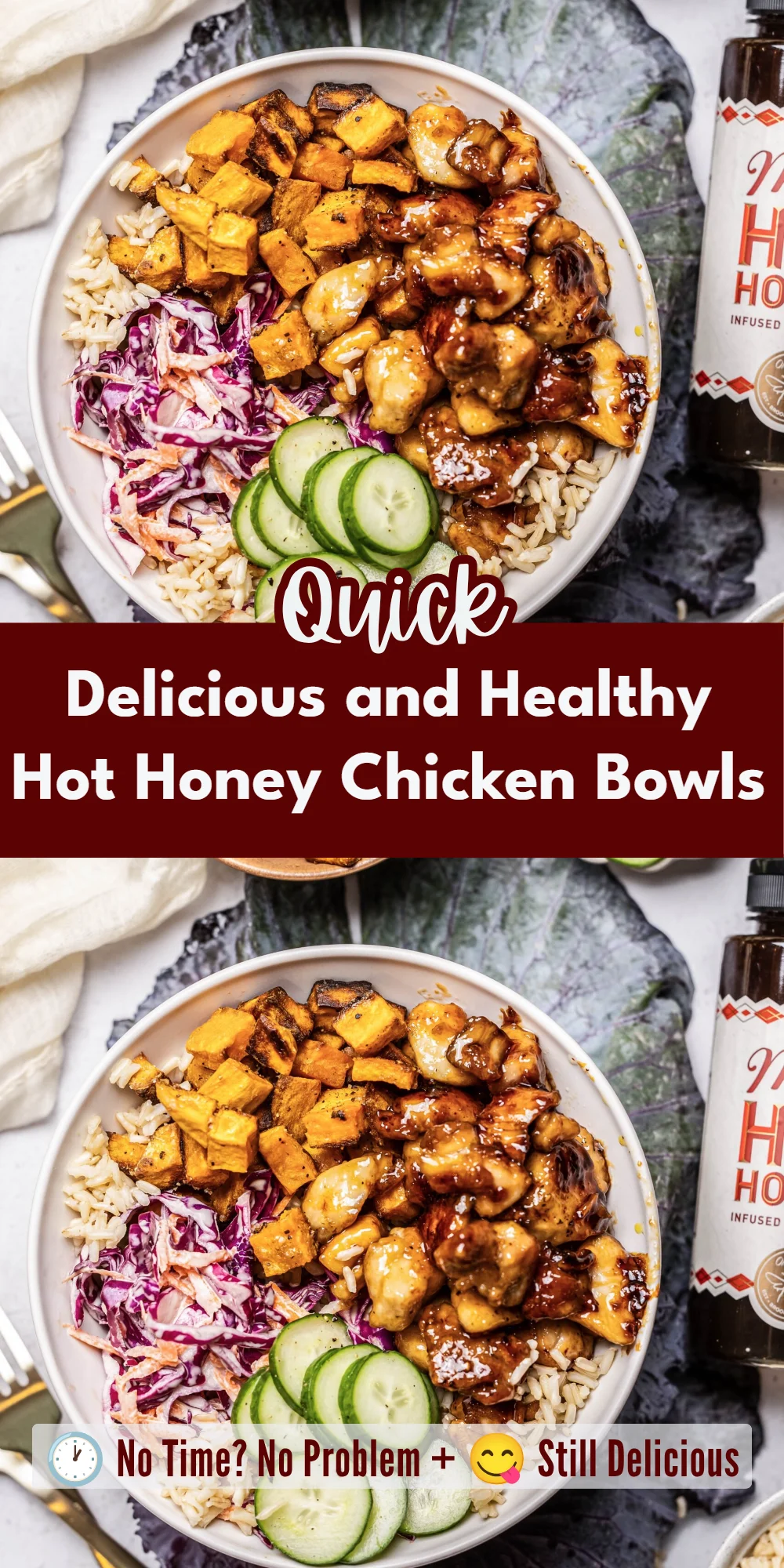Delicious and Healthy Hot Honey Chicken Bowls