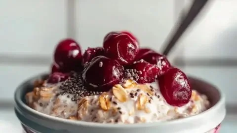 Delicious Copycat Cherry Pie Overnight Oats for Healthy Mornings